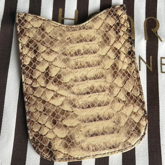 BENDEL BUNDLE Vintage Bendel ‘phone case’ business card holder wallet 2 snake - Picture 2 of 4